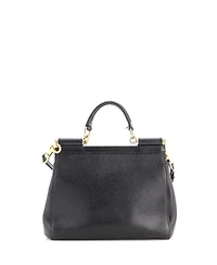 Pre-Owned Dolce and Gabbana Large Miss Sicily Shoulder Bag Leather