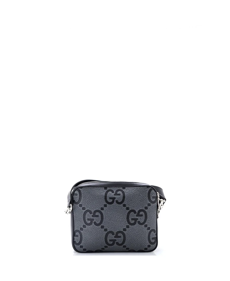 Pre-Owned Gucci Small Front Pocket Crossbody Messenger Jumbo Gg Embossed Leather