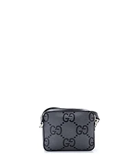 Pre-Owned Gucci Small Front Pocket Crossbody Messenger Jumbo Gg Embossed Leather