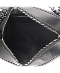 Pre-Owned Gucci Small Gg Marmont Monochrome Shoulder Bag Matelasse Leather