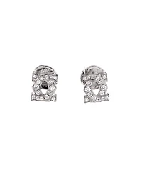 Pre-Owned Cartier Entrelaces C de Cartier Stud Earrings