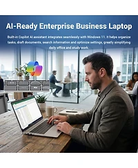 Hp ProBook 4 16" Fhd+ Ips Business Ai Laptop, Intel Core 7 150U, 16GB DDR5, 512GB Ssd, Wi-Fi 6, Win11 Pro, Silver