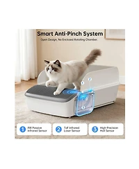 Ltmate Auto-Cleaning Litter Box,Wi-Fi Remote Control