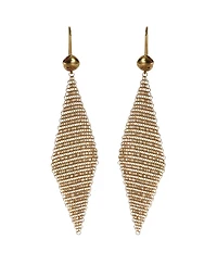Pre-Owned Tiffany & Co Yellow Gold Elsa Peretti Mesh Earrings