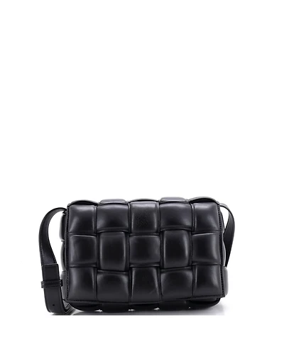 Pre-Owned Bottega Veneta Cassette Crossbody Bag Padded Maxi Intrecciato Leather