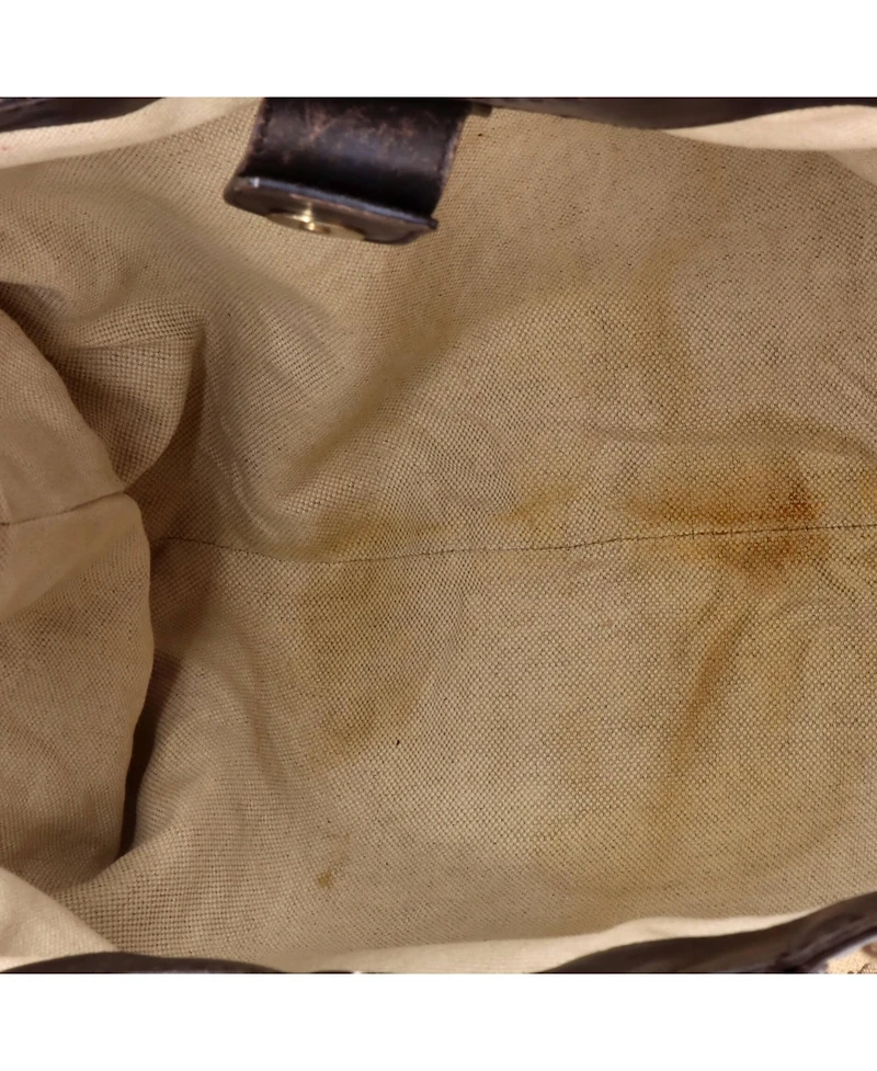 Pre-Owned Gucci Medium Sukey Tote Gg Canvas with Leather