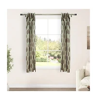 Fabdivine Handmade Vatika Floral Block Print Linen Curtain
