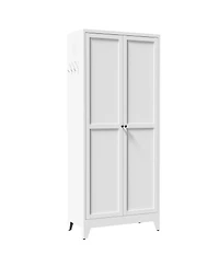 Boyel Living Metal Storage Shelf Heavy Duty 180lb Capacity Organizer Rack Easy Assembly