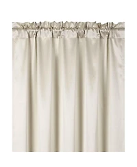 Kate Aurora 6 Piece Maison Estate Semi Sheer Collection Window Curtains and Beaded Valance Set