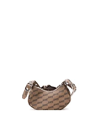 Pre-Owned Balenciaga Xs Le Cagole Giant Studs Shoulder Bag Bb Monogram Coated Canvas