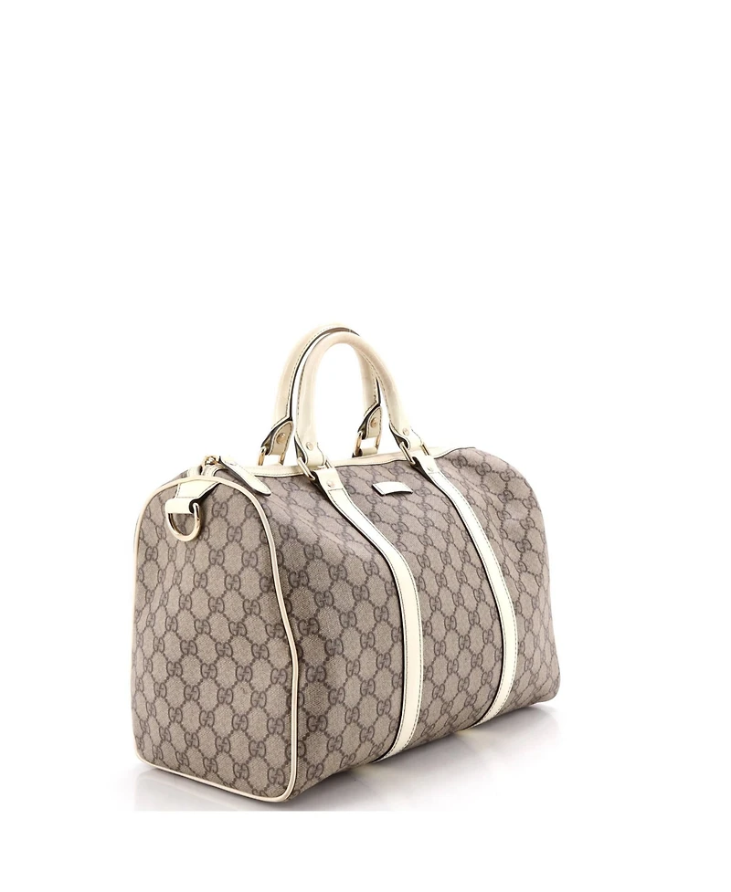 Pre-Owned Gucci Medium Joy Boston Bag Gg Coated Canvas
