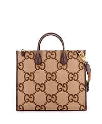 Pre-Owned Gucci Large Convertible Tote Jumbo Gg Canvas