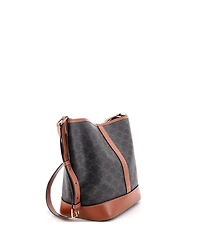 Pre-Owned Celine Medium Bucket Bag Triomphe Coated Canvas