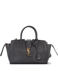 Pre-Owned Saint Laurent Baby Monogram Cabas Downtown Leather