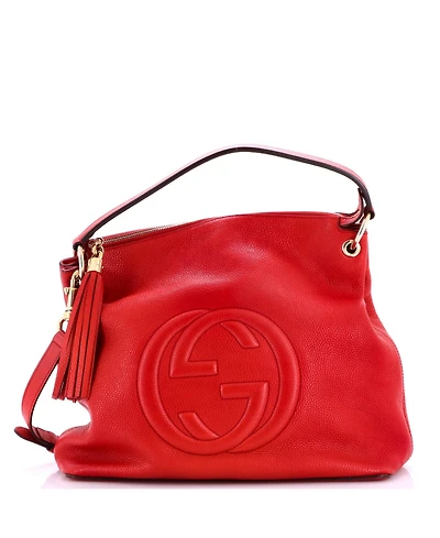 Pre-Owned Gucci Large Soho Convertible Hobo Leather