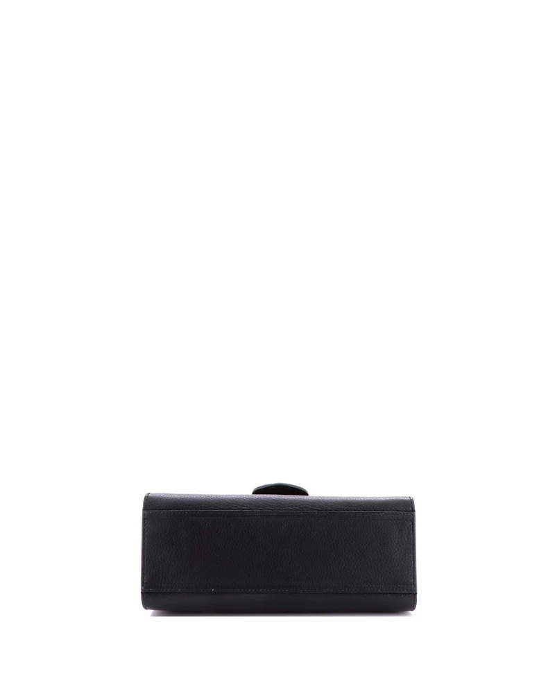 Pre-Owned Gucci Mini Gg Marmont Top Handle Bag Leather