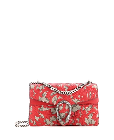Pre-Owned Gucci Small Dionysus Bag Arabesque Gg Coated Canvas