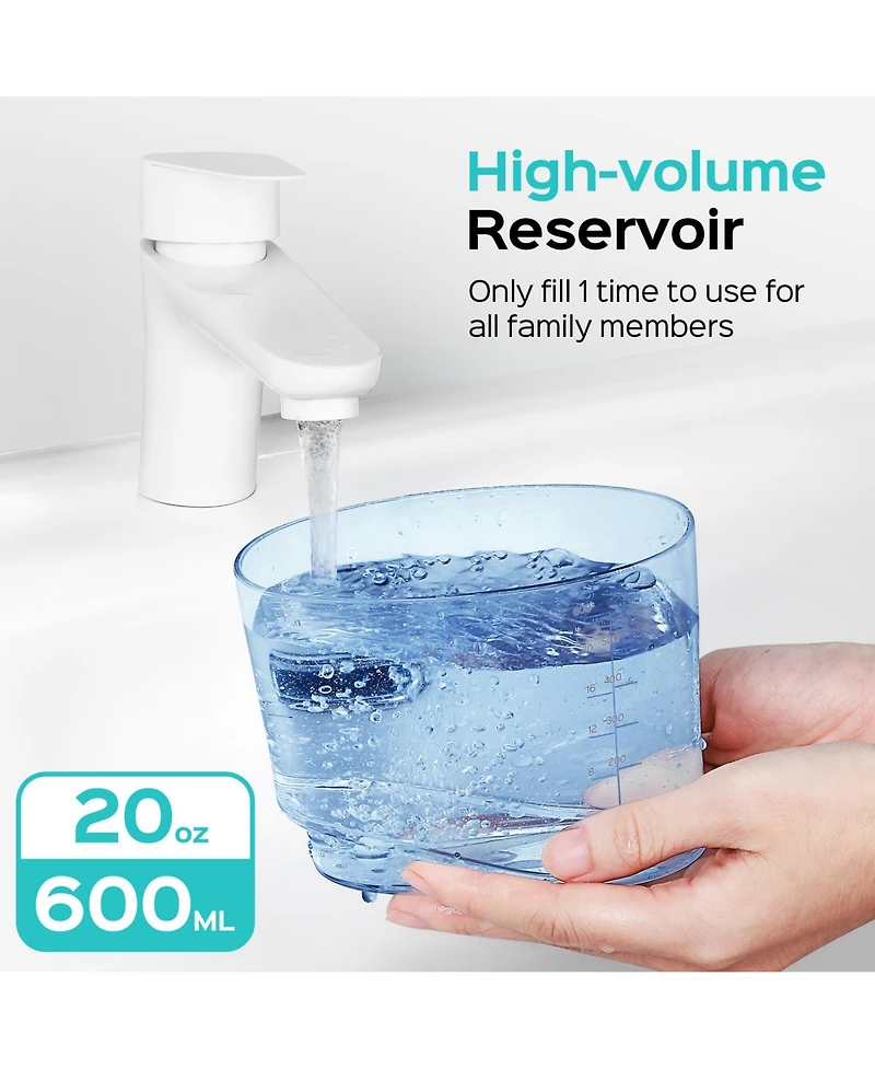 Coslus EX1 Electric Water Flosser for Teeth: Professional Dental Pick for Orthodontic, Sensitive Gums, Braces
