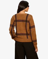 Sanctuary Women's Semi-Cropped Crewneck Sweater