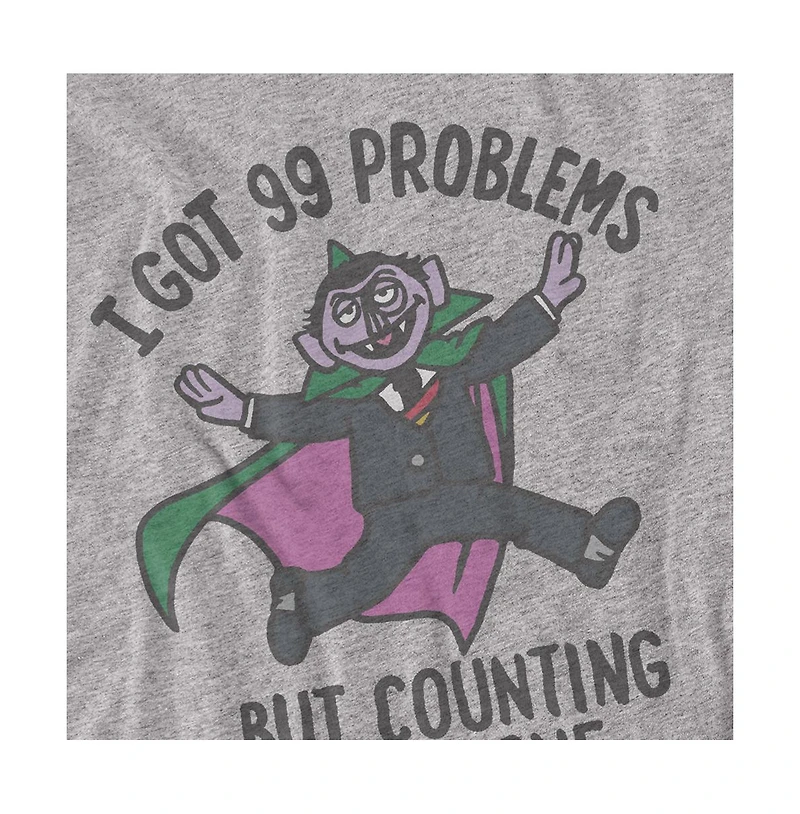 Sesame Street Men's Big and Tall Problems T-Shirt