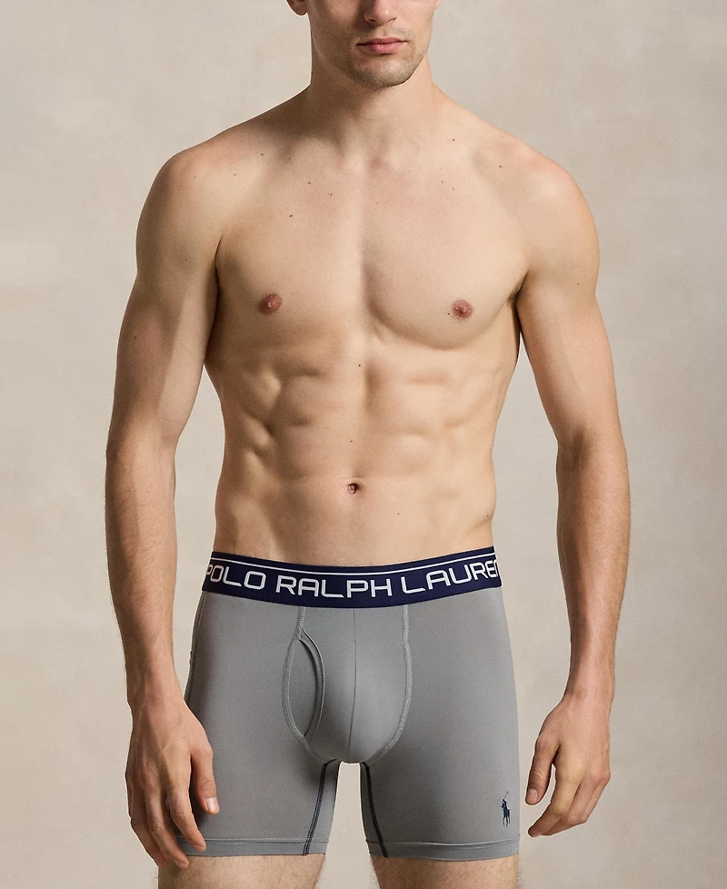 Polo Ralph Lauren Men's Performance Sport Boxer Briefs, 3-Pack