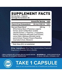 Mav Nutrition Night Time Fat Burner Sleep Aid, Appetite Suppressant and Metabolism Support Melatonin, L Theanine Non Gmo, 60 Capsules