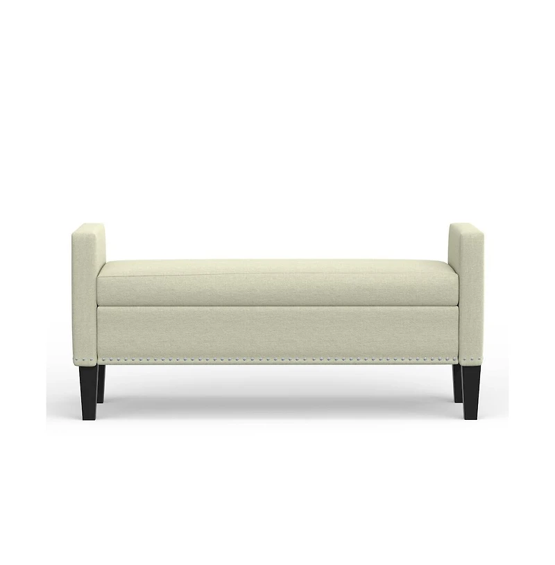 Glenwillow Home Storage Bench with Nailhead Trim