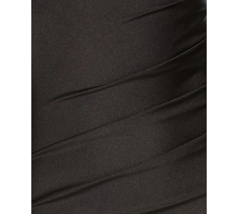 B Darlin Juniors' Ruched Sweetheart Neck Gown