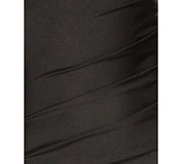 B Darlin Juniors' Ruched Sweetheart Neck Gown