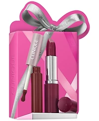Clinique 2-Piece Pop For Treats Lipstick & Lip Gloss Duo Set