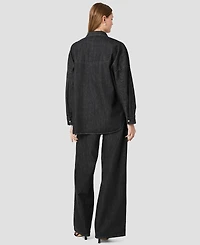 French Connection Women's Elton Denim Button-Down Long-Sleeve Shirt