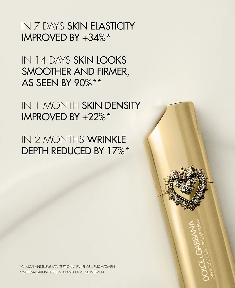 Dolce&Gabbana Ever-Youth Gold Peptides Serum, 0.94 oz.