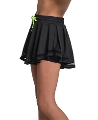 Lucky Love Women's Tulle High-Waisted Pleated Skirt