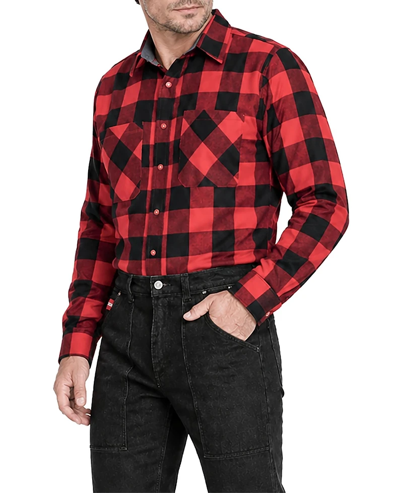 Level 7 Men's American Heritage Collection Buffalo Plaid Shirt