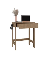 Fm Furniture Eagar Space-Saving Desk,sleek minimalist design with sturdy frame, practical work surface for home or office