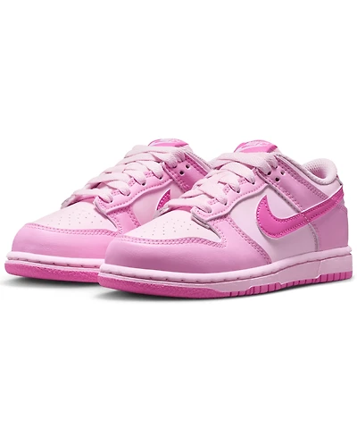 Nike Little Girls' Dunk Low Lifestyle Sneakers from Finish Line