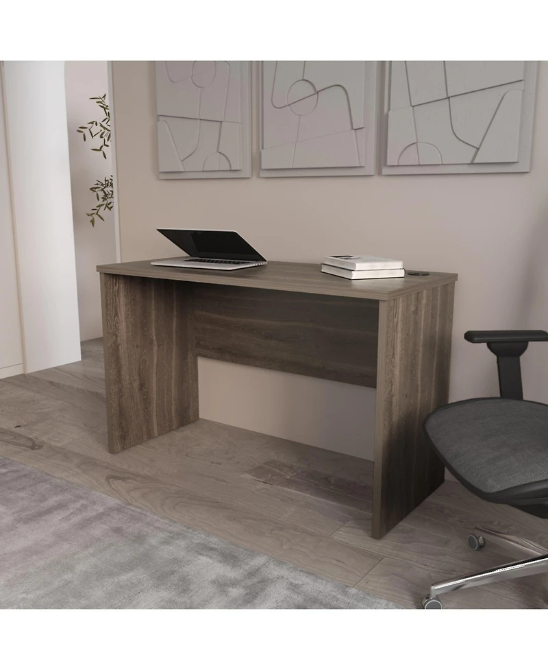Fm Furniture Rough Rock Minimalist Home Office Work Desk with Cable Management