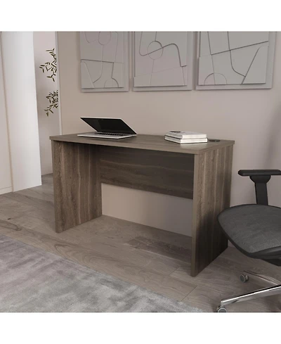 Fm Furniture Rough Rock Minimalist Home Office Work Desk with Cable Management