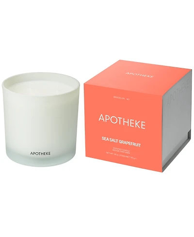 Apotheke Sea Salt Grapefruit 3-Wick Scented Candle, 0.26 oz.