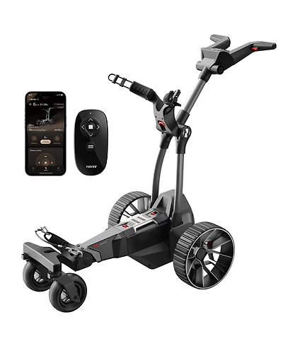 Navee Birdie 3 Electric Golf Push Cart, 36 Hole Max Range, Dual Motor Assist, 9 Speeds, Remote Control, Foldable