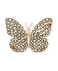 Betsey Johnson Faux-Stone Pave Butterfly Brooch