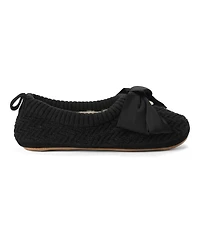 Dearfoams Women's Fireside by Bestie Ballet Slippers