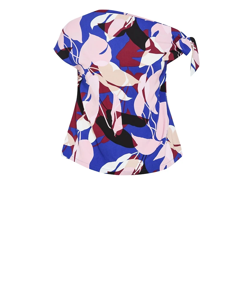City Chic Plus Off-Shoulder Short-Sleeve Top