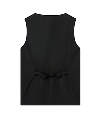 Mint Velvet Women's Linen Button Detail Waistcoat