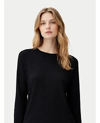 Gobi Cashmere Women's Silk Textured Sweater