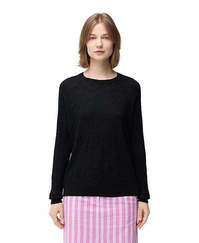 Gobi Cashmere Women's Silk Textured Sweater