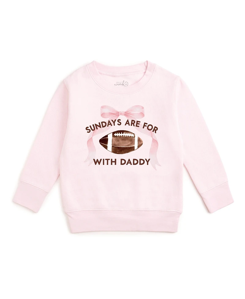 Sweet Wink Little Girls Sundays Are For Football Sweatshirt