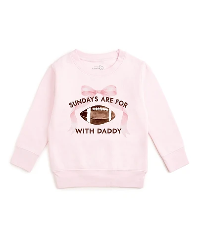 Sweet Wink Little Girls Sundays Are For Football Sweatshirt