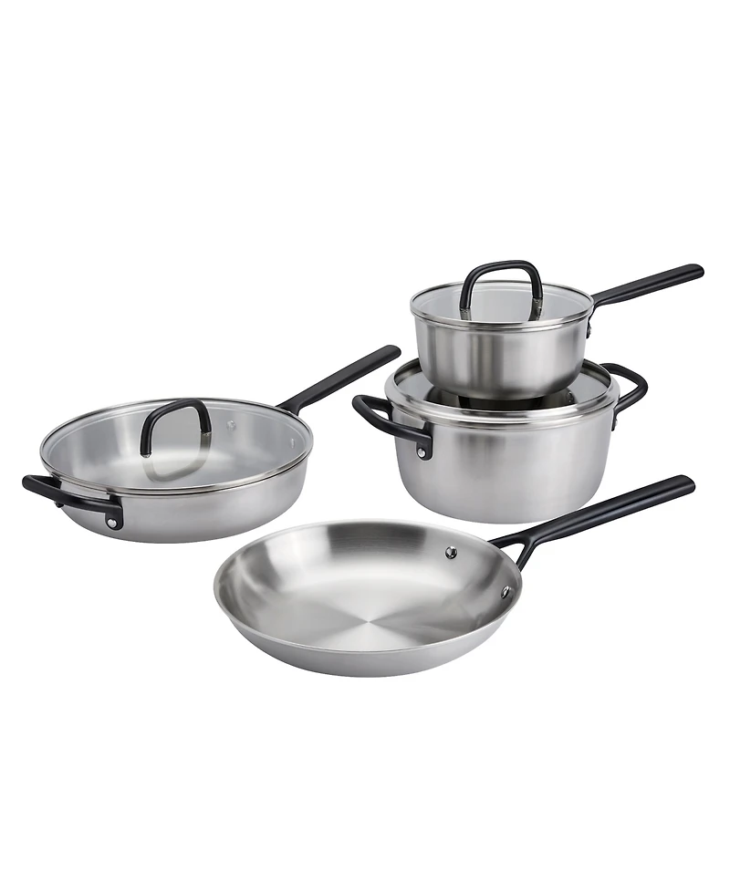 Zwilling Milano 7-Piece Tri-Ply Stainless Steel Cookware Set