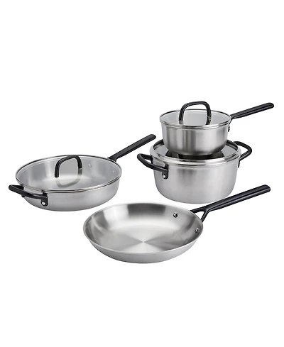 Zwilling Milano 7-Piece Tri-Ply Stainless Steel Cookware Set